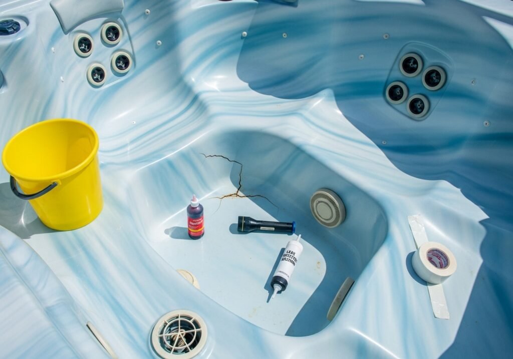 hot tub stop leaking