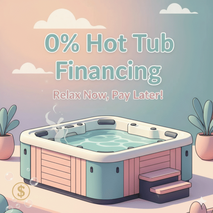 0 hot tub financing guide
