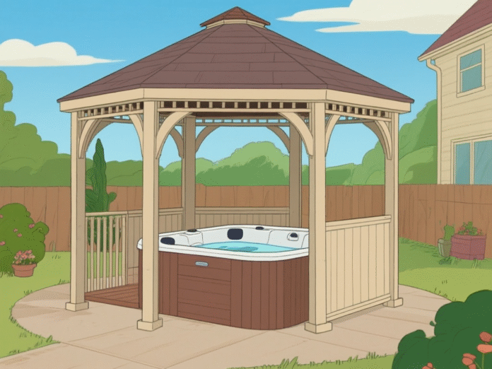 Hot Tub Gazebo With Sides